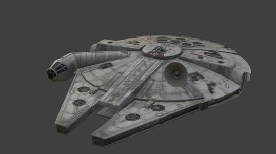 Millennium Falcon 3D Model - Fortnite x Star Wars STL
