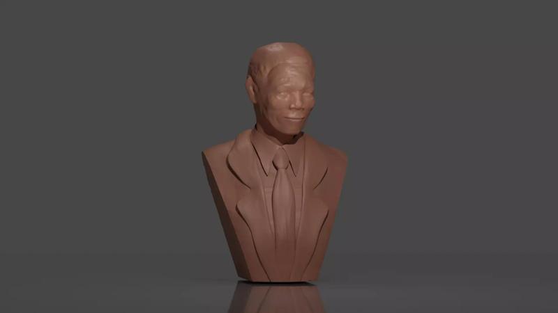 Nelson Mandela bust