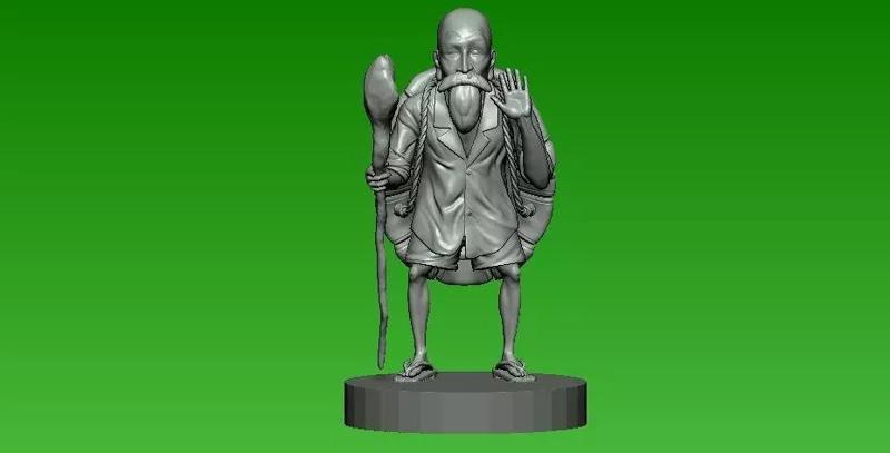 Master Roshi - Dragon Ball model - 3D print