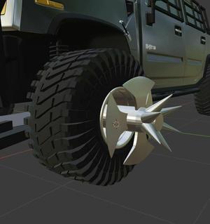 Gaslands/Mad Max wheel