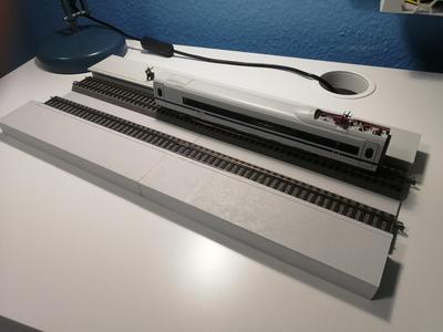H0 railroadstation Module for PIKO A Rails