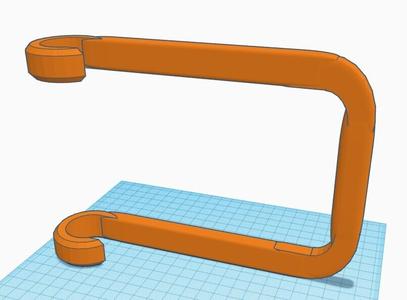Handle for waste garbage cans
