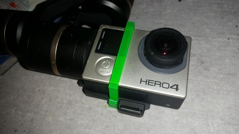 GoPro4 FY Gimbal Quick Access Clip / Feiyu Tech G5 / No Screws