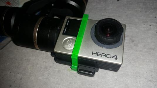 GoPro4 FY Gimbal Quick Access Clip / Feiyu Tech G5 / No Screws