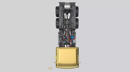 3d printable  Cab old truck F2000 for chassis  TRX6