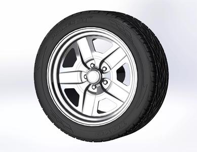 Custom wheels US Mags Saber for your scale model