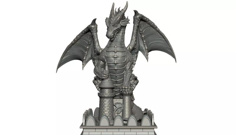 High detail Dragon statue