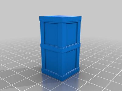 Modern Style Phone Box for Wargames, Slot Tracks or Railways