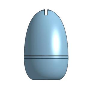 Armwrestling Ellipsoid handle Ø50