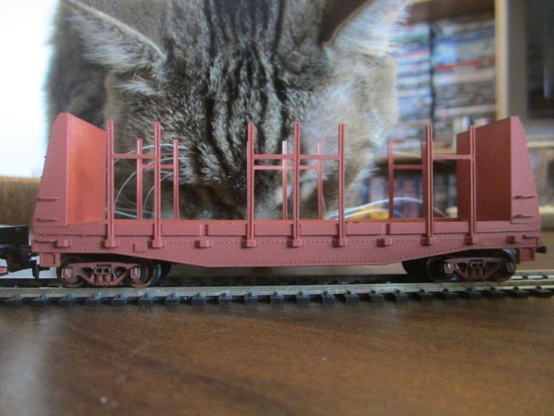 Pulpwood Conversion kit for HO scale Tyco flatcar