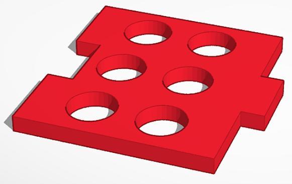 Jumbo Braille Cell Template