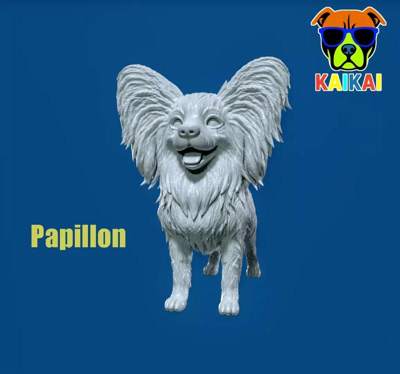 Papillon dog - Squirrel dog - 3D print