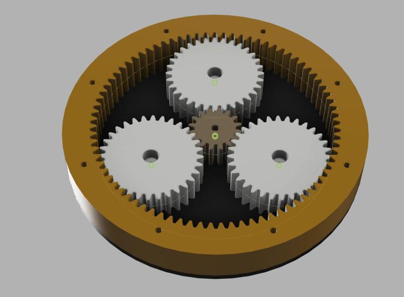 Planetary gear 1:6 nema17