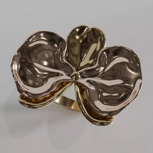 Orchid model ring STL print model