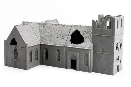 Oude Kerk Oosterbeek Battle Damage - Operation Market Garden Inspired 3D Print File