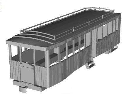 De Dion Bouton automotrice/railcar type KG3 1/32 scale