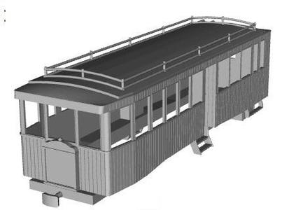 De Dion Bouton automotrice/railcar type KG3 1/32 scale