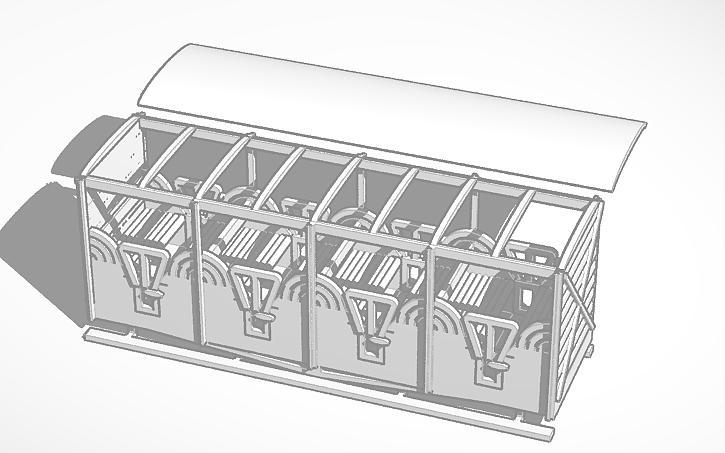 1:76/009 Welsh Highland Heritage Railway Hudson Toastrack coach NO.42 (rebuilt)
