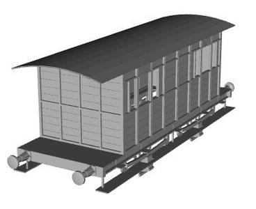 Wotton Tramway Coach 1/120 scale