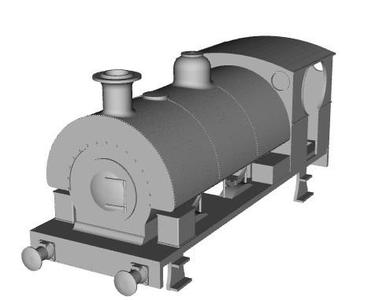 Metropolitan Railway Peckett 0-6-0ST loco 1/43 scale