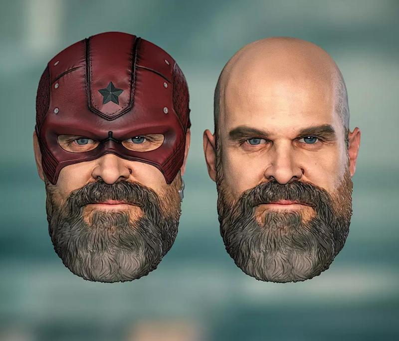 Alexei Shostakov Red Guardian David Harbour Thunderbolts head