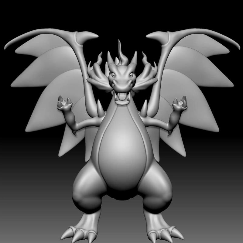 Lizardon Dragon Chibi 050