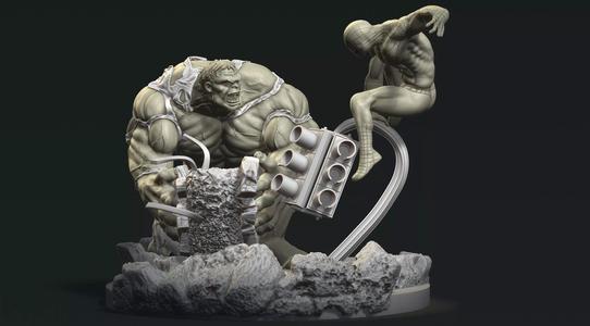 Hulk Vs Spiderman