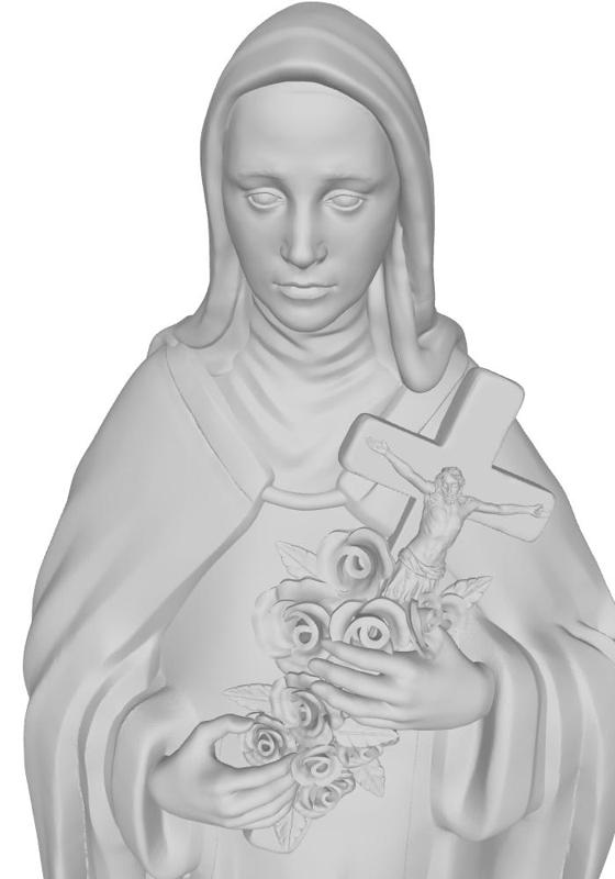 Saint Thérèse of Lisieux – 3D STL File for Printing