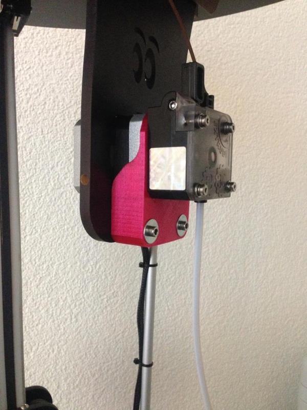 E3D Titan extruder mount for Rostock Max - SeeMeCNC