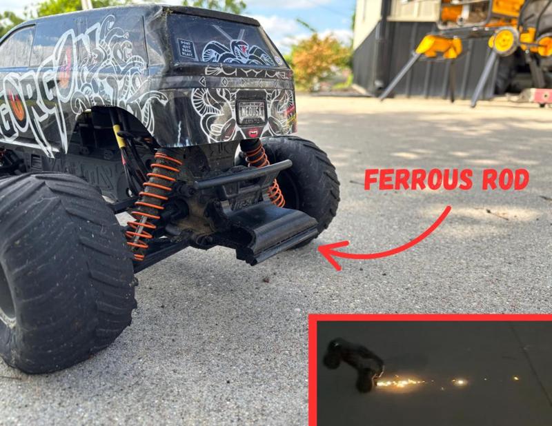 Ferrous Rod Wheelie Bar - Arrma Granite/Gorgon