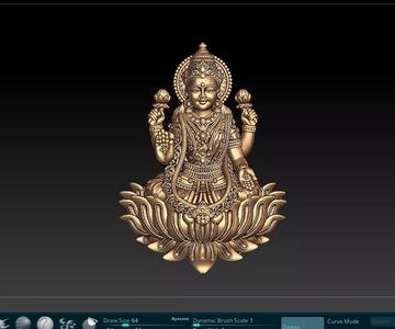 Laxmi Mata 3D print model 3D print model