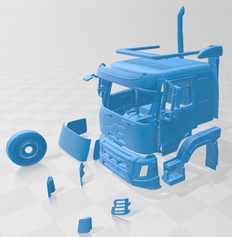 Volvo FMX 2013 Printable Cabin Truck