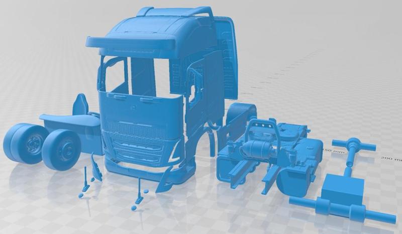 Volvo FH16 2020 Printable Truck