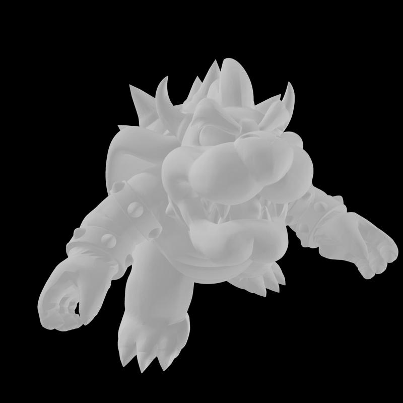 MARIO BOWSER STATUE 9