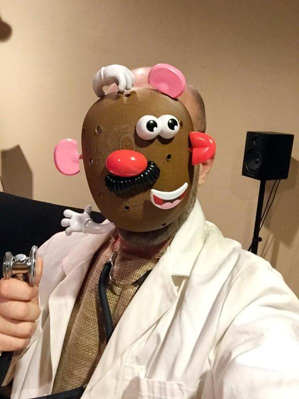 Dr. Interchangeable Face-Parts Face Halloween Mask