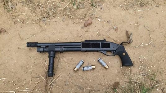 Minimalist rail handguard for TM M870 Breacher Shotgun