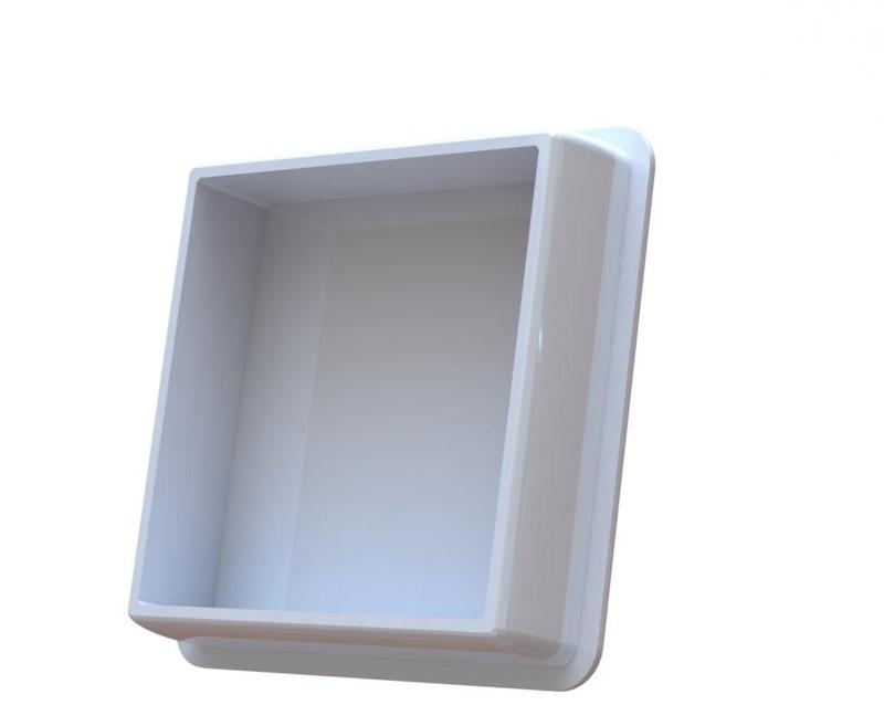 RECTANGULAR TUBE CAP 100x100x4MM