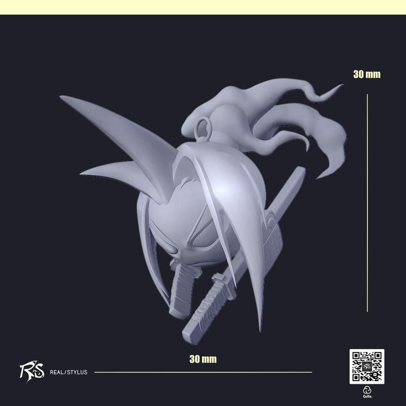 Amidamaru 3D Printable - keychain