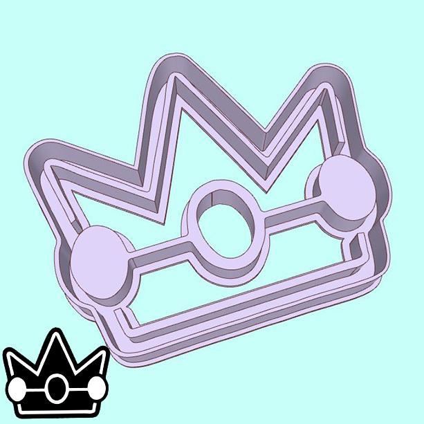 The Super Mario Bros. cookie cutters - Princess crown (style 1)
