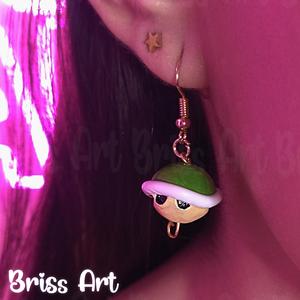 Mario Bross 3D Turtle Earrings