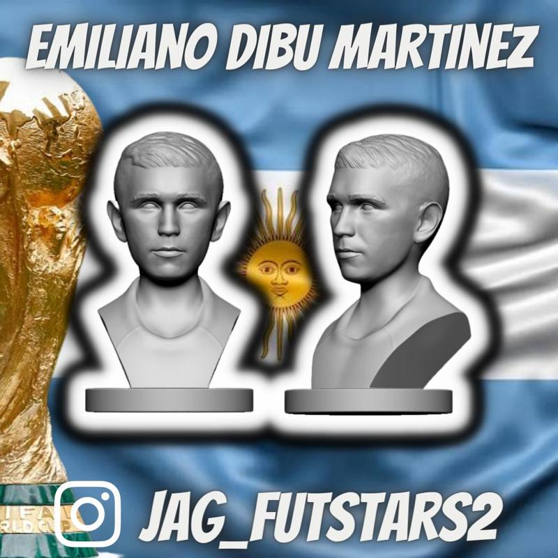 Argentina 2022 - Emiliano Dibu Martinez - Soccer Bust