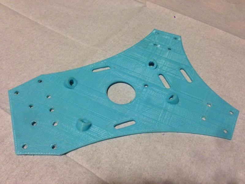 Integrated vibration dampening Omnimac / Sypda 500 body plate