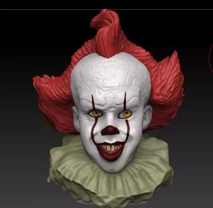 Pennywise the clown life size scale bust