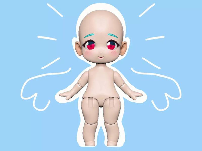 Anya Atelier - K-chan for kids BJD series 3d print file