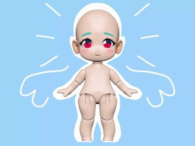Anya Atelier - K-chan for kids BJD series 3d print file