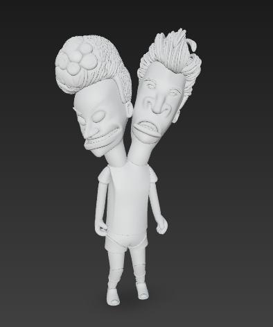 Two head Beavis and Butt-head