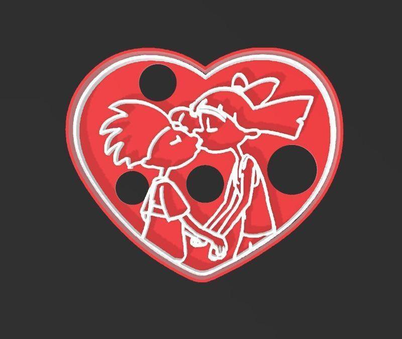 Helga and Arnold Heart, Cookie Cutter