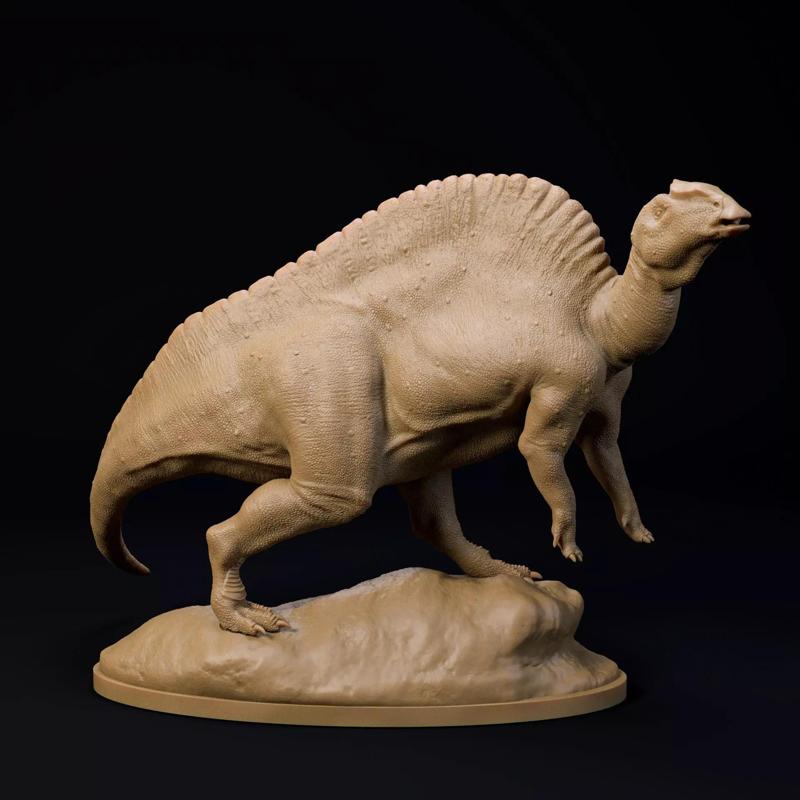 Ouranosaurus rear up 1-35 scale pre-supported dinosaur