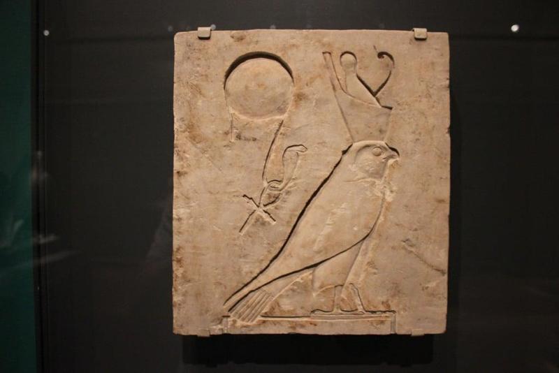 Relief Plaque Depicting the God Horus as a Falcon