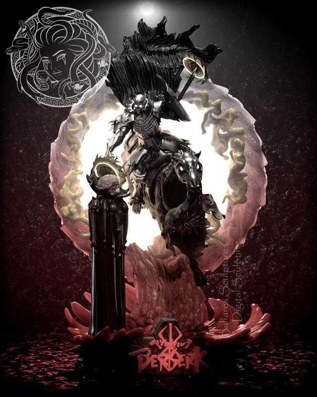 SKULLKNIGHT ON HORSE BY CREATIVE GEEK MB